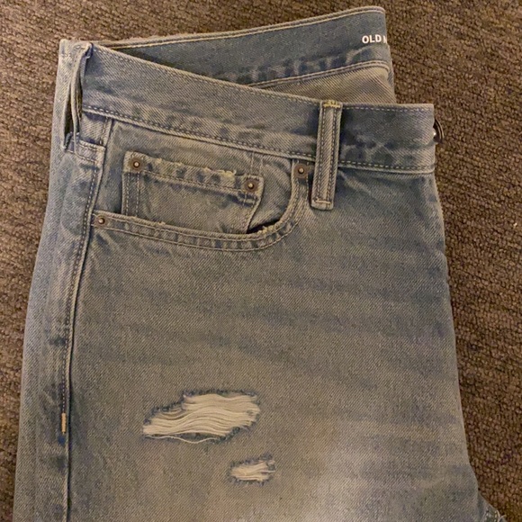 Men’s Old Navy Straight Taper Blue Jeans - Picture 2 of 4